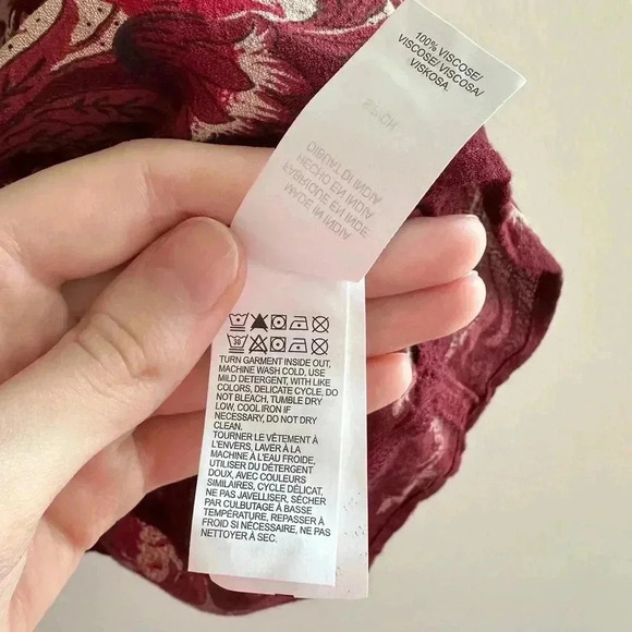 Lucky Brand Rust Bohemian Floral Peasant Blouse, Size Small - Picture 11 of 16